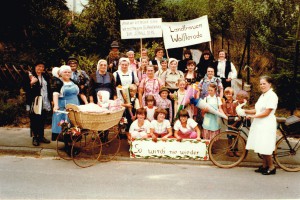 Landfrauen beim Festzug 1982 in Blankenbach (650 Jahrfeier)